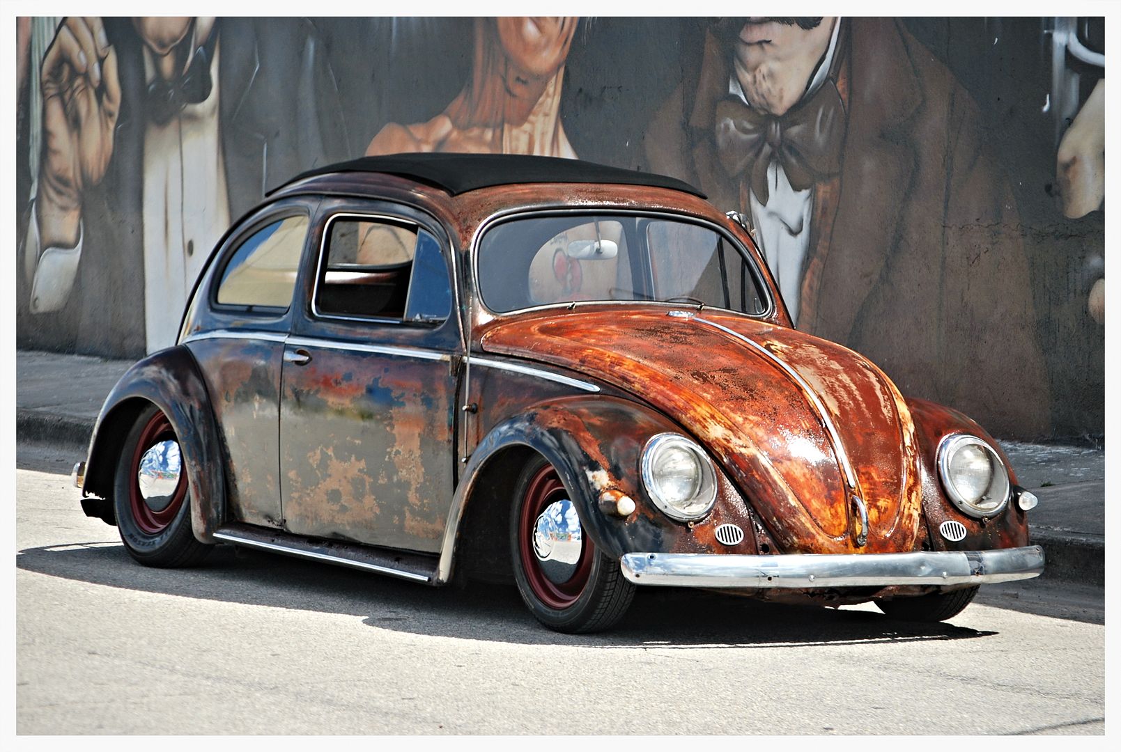 Find Used Oval Window Factory Ragtop Vw Beetle Custom Rat Rod